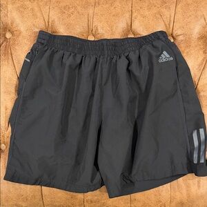 Adidas Men's Black Athletic Running Shorts